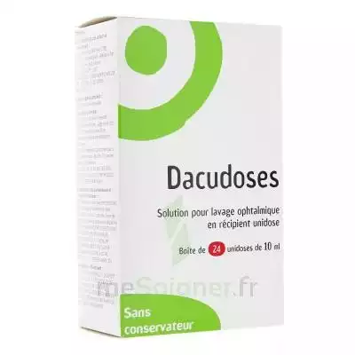 Dacudoses Solution Pour Lavement Ophtalmologique 24unid/10ml à Chalon-sur-Saône