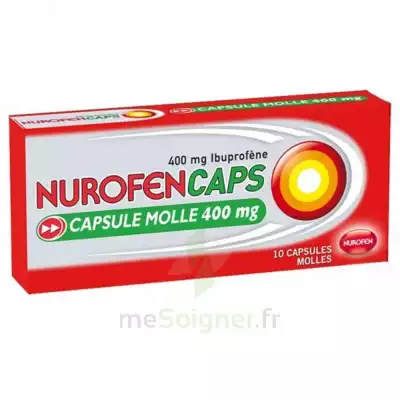 Nurofencaps 400 Mg Caps Molle Plq/10 à Chalon-sur-Saône