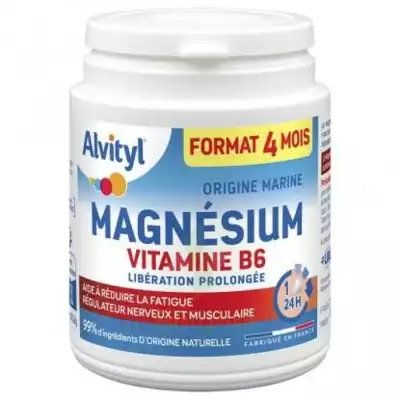 Alvityl Magnésium Vitamine B6 Libération Prolongée Comprimés Lp Pot/120 à Chalon-sur-Saône