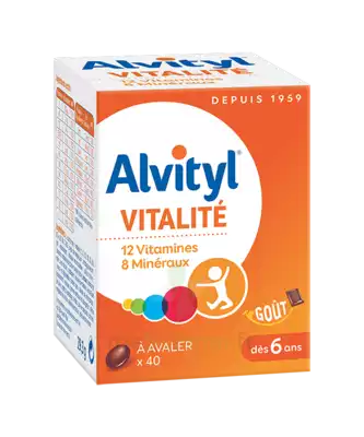Alvityl Vitalité à Avaler Comprimés B/40 à Chalon-sur-Saône